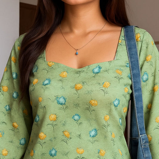 Olive dilvali - short kurti